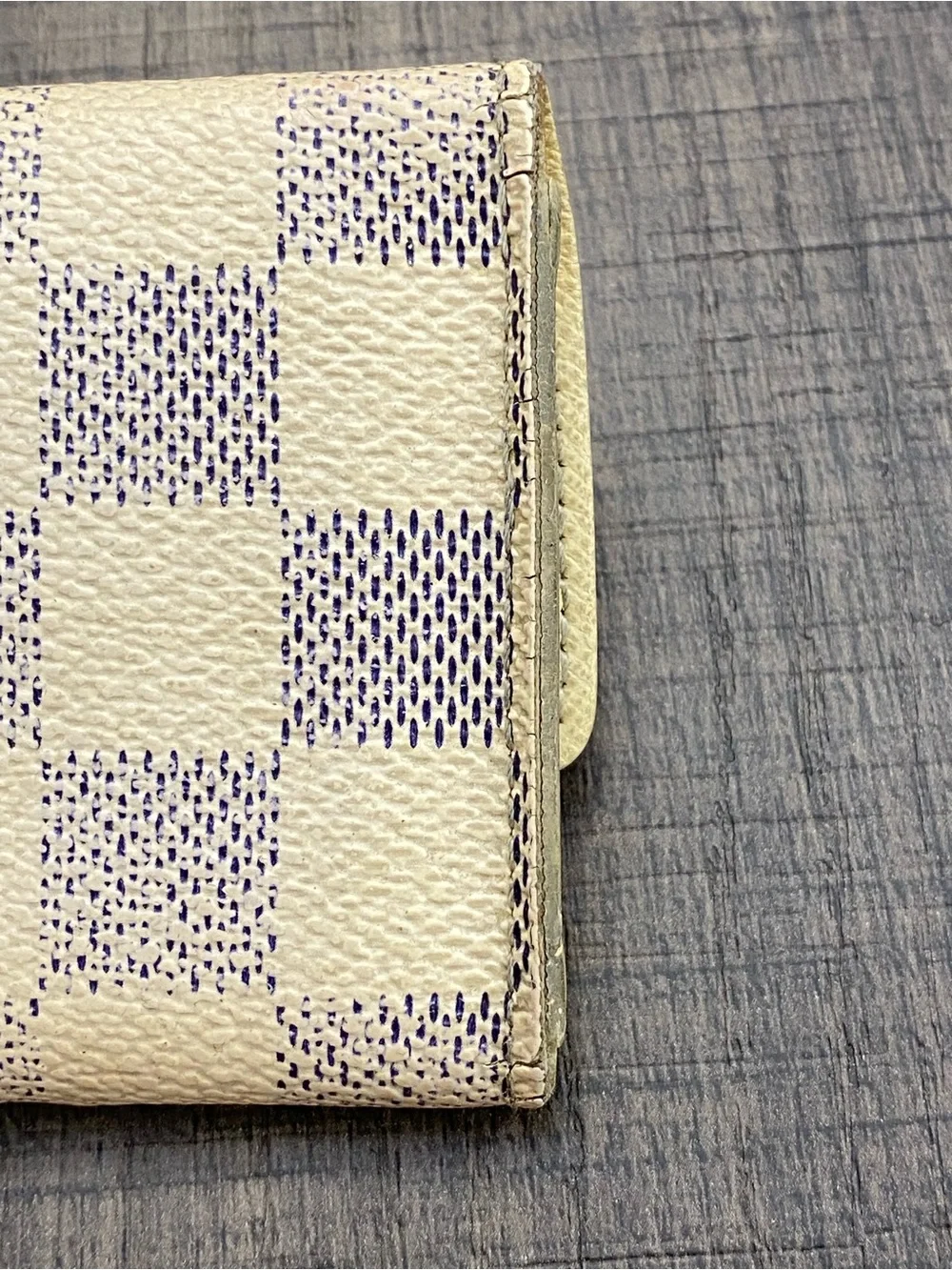 Louis Vuitton Daimer , off-white keychain, wallet, leather
